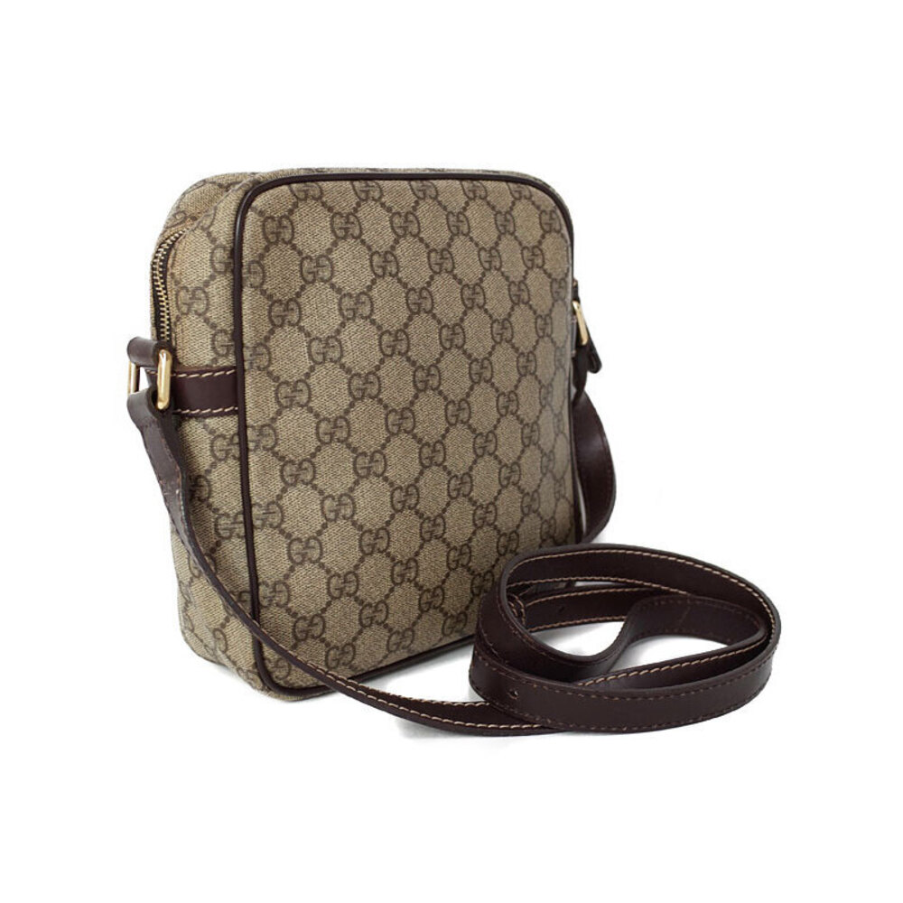 Gucci Bag Crossbody Plus Brown GG Flat Monogram Messenger